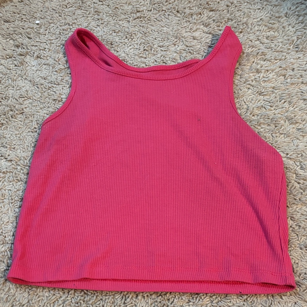 Women's Pink Sleeveless Top